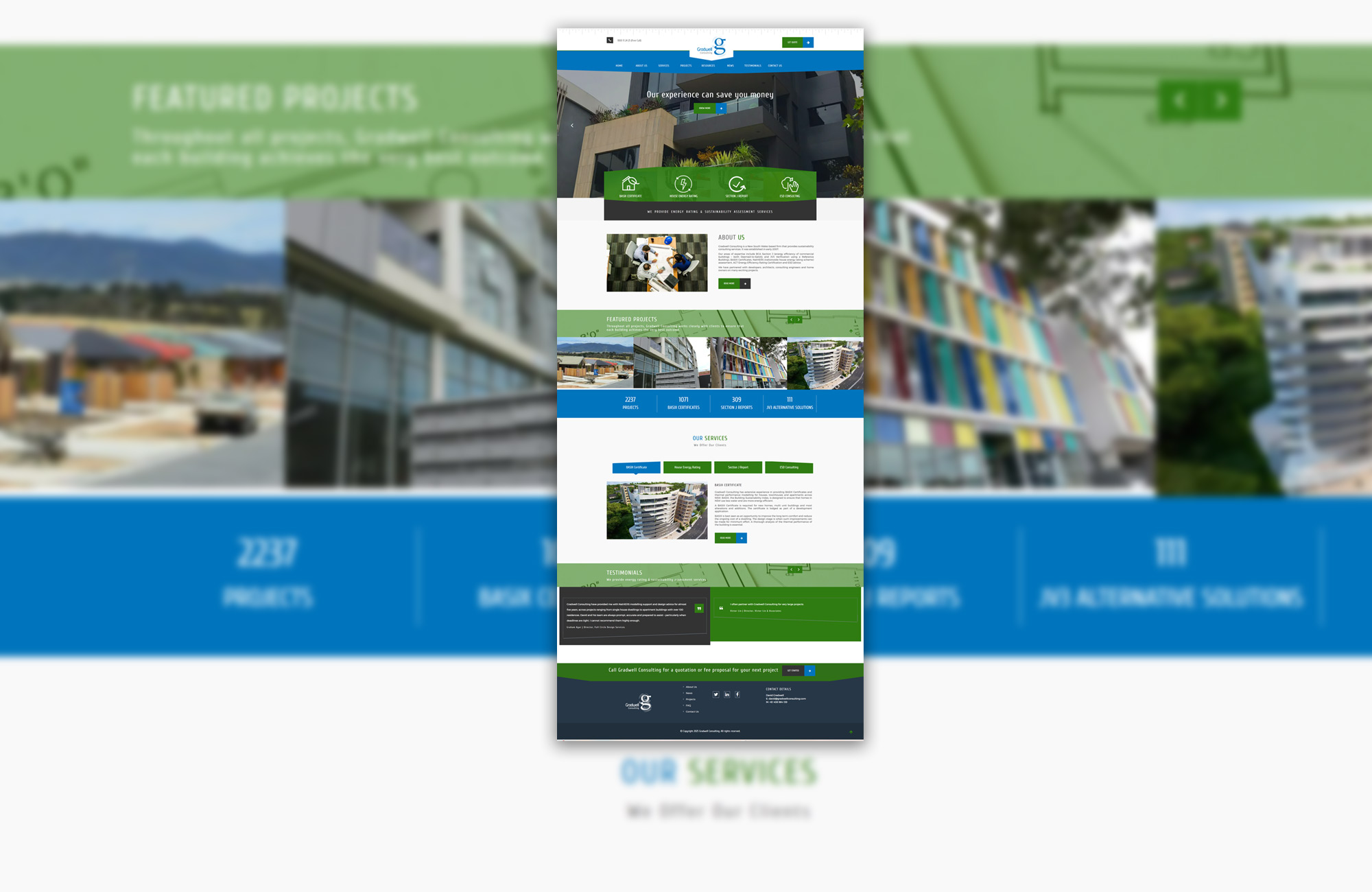 Wordpress Website for Gradwell Consulting, Sydney